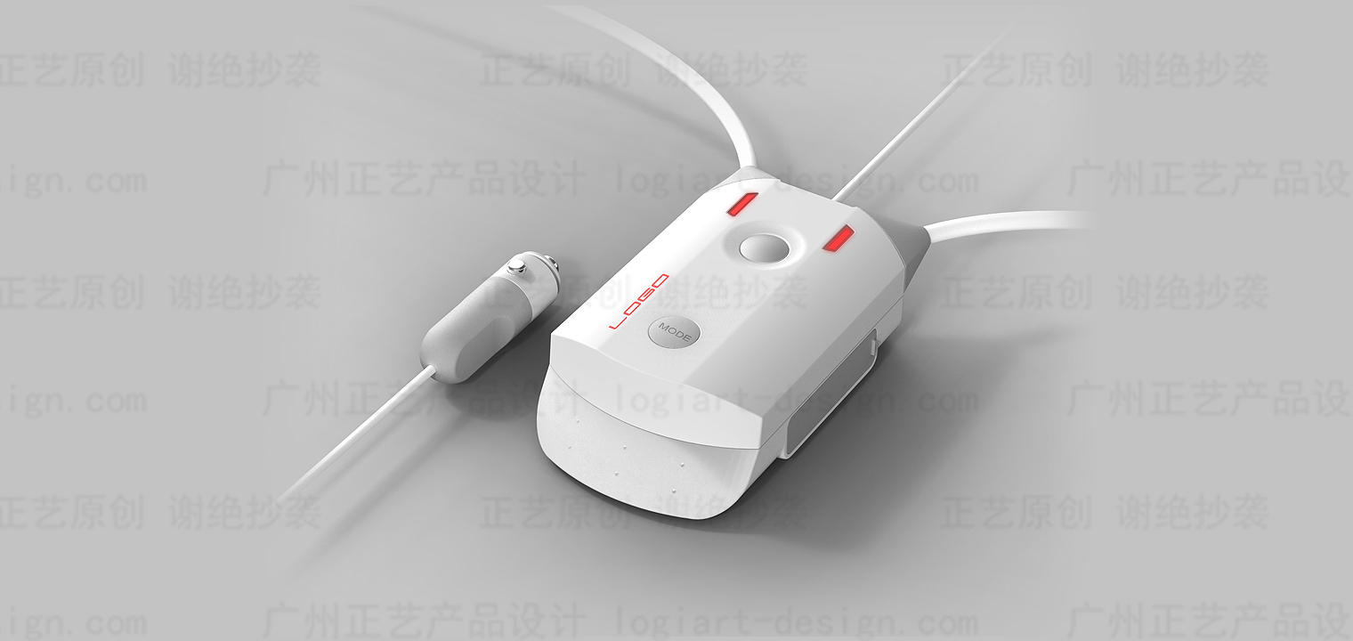 白色车载充电器